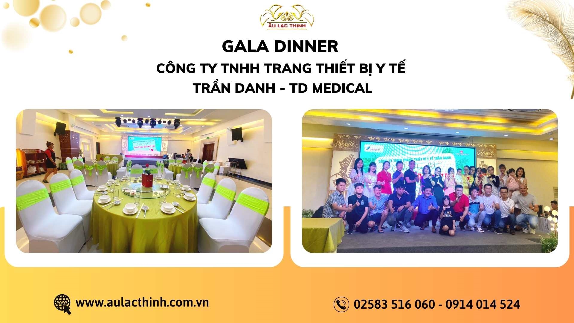 GALA DINNER CÔNG TY TNHH TRANG THIẾT BỊ Y TẾ TRẦN DANH - TD MEDICAL  ​